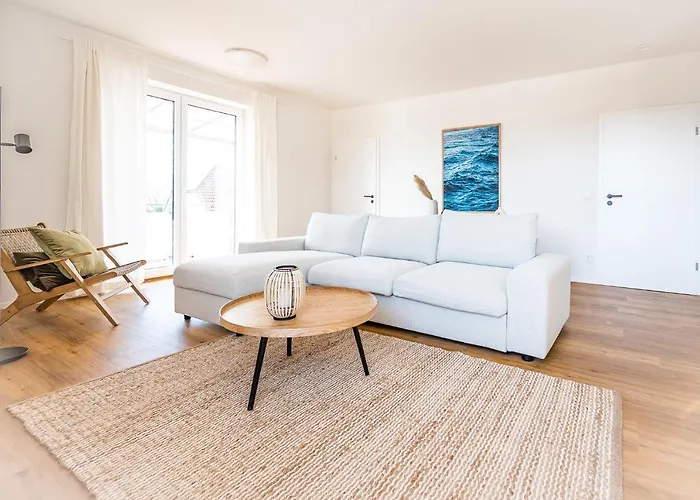 Wunderschoene Ferienwohnung Mit Feldblick Und Balkon, Mit Kostenlosem Wlan Und Strandfahrrad, Haustiere Erlaubt