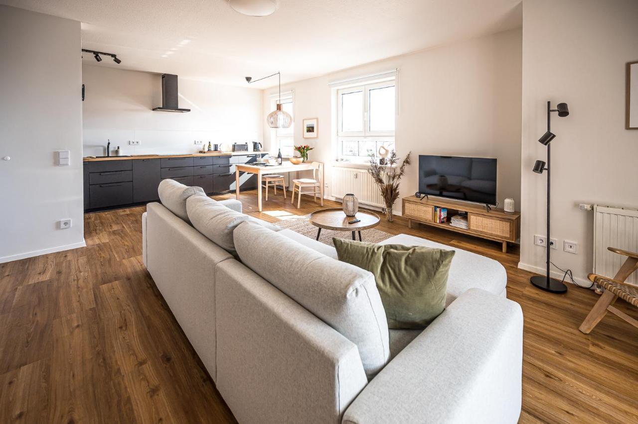 Apartment Wunderschoene Mit Feldblick Und Balkon, Mit Kostenlosem Wlan Und Strandfahrrad, Haustiere Erlaubt