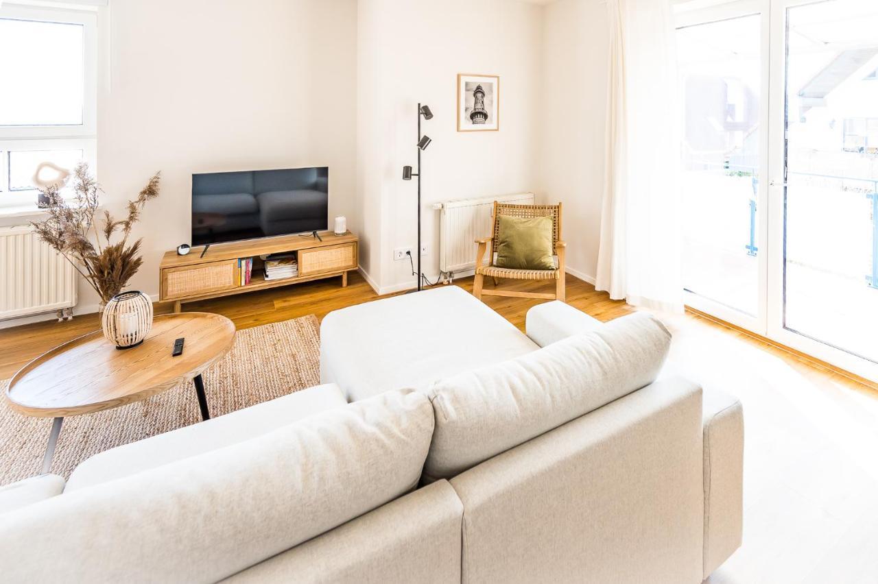 Apartment Wunderschoene Mit Feldblick Und Balkon, Mit Kostenlosem Wlan Und Strandfahrrad, Haustiere Erlaubt
